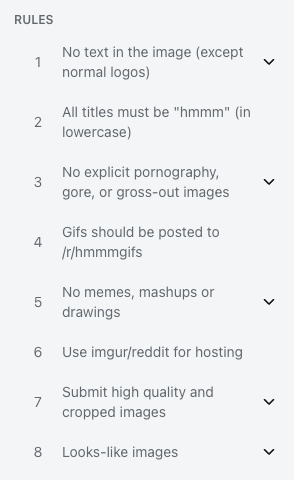 always read the rules