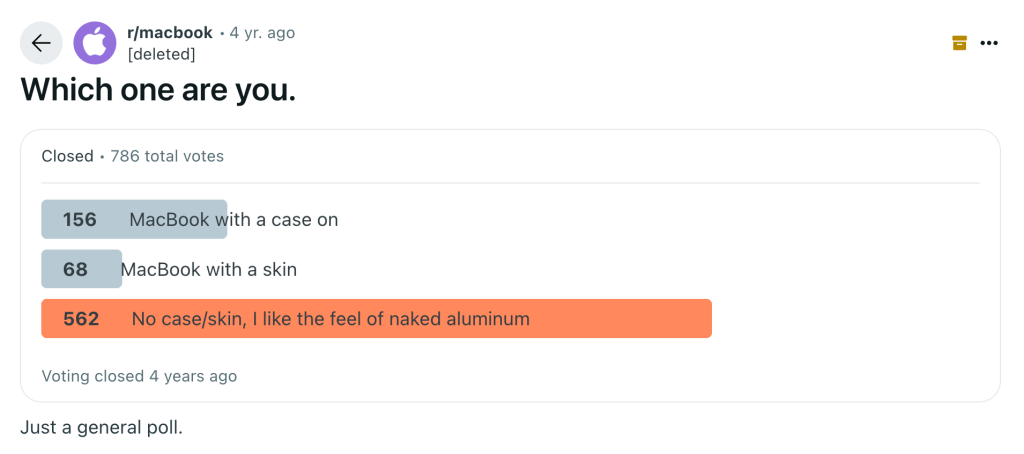 example poll post